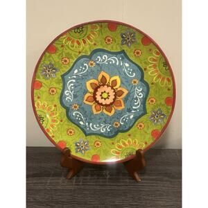 Sue Zipkin Chop Plate 11" Certified International Designer Dinnerware Fiesta